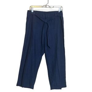 Liz Claiborne blue cropped casual pants size small
